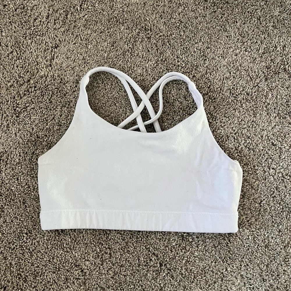 Athleta Girl |  White sports bra | Kids M